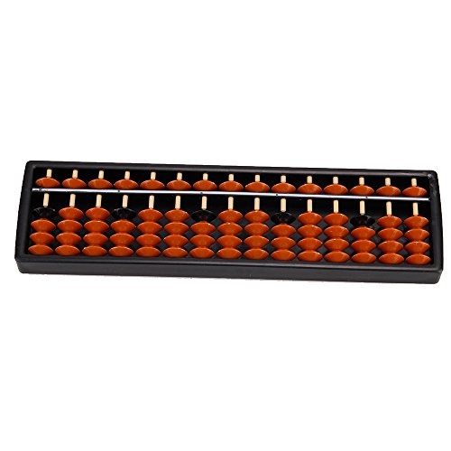 Image of 15 Digits Column Abacus Soroban Arithmetic Math School Learning Aid Tool