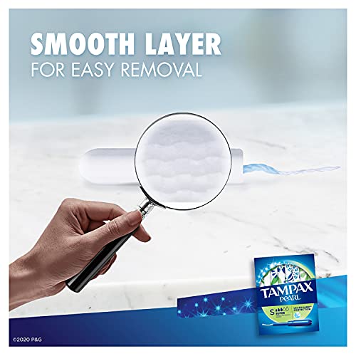 Tampax Pearl Super Plastic Tampons, 18 Count (Unscented) - Image 6