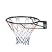 rockible Basketball Rim Goal Hanging Hoop, Backboard Rims,17.7Inches Wall Mounted Basketball Hoop with Net for Outdoor, Hollow Circle