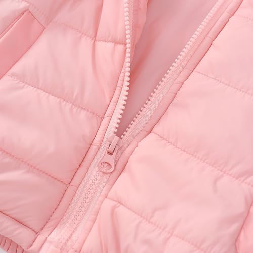 Cute Warm Padded Jacket for Kids Toddler Boys Girls Long Sleeve Thicken Thermal Zipper Turtle Neck Outerwear4