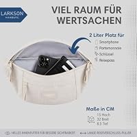 LARKSON Bauchtasche Damen & Herren Beige - Ole – Ansicht 6
