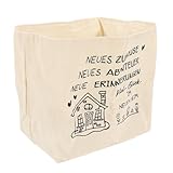 Gutol Brotkorb aus Stoff – Einzugsgeschenkidee für Brot, Snacks, Picknick oder als Küchendekoration