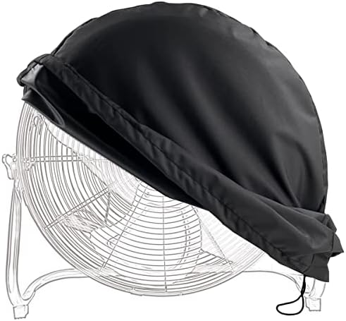 ELONGRIVER Industrial Fan Cover,Waterproof&Dustproof Cover for 20” High Velocity Floor Fan, Household Fan Cover For Outdoor in Heavy Duty Material