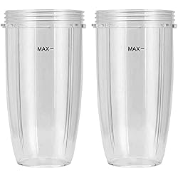 Jugo Zanahoria Nutribullet Vaso de Repuesto de 950ml para Nutribullet Pro 900 W y Butribullet Original 600 W Batidora, NutriBullet Taza de Repuesto, Accesorios Piezas de Repuesto