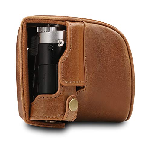 Megagear Mg1606 Ever Ready Genuine Leather Camera Case Compatible With Leica D-Lux 7 - Brown, One Size #TOP7