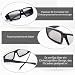 Passive polarisierte 3D-Brille für Kino, TV und Brillenträger