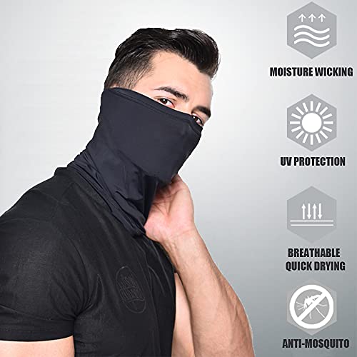 Comfzhaus 4-Pack Neck Gaiter Face Cover Mask Scarf Balaclava Uv Protection Reusable Breathable Mixed Camouflage For Hiking Running Cycling #TOP1