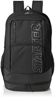 Starter Logo Backpack, Amazon Exclusive, Black, One Size