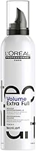 L'Oréal Professionnel Techni Art Volume Extra Full Spray Mousse for Hair, Extra Volume from the Root, Long Hold, Does Not Thicken, Tecni Art Volume Extra Full, 250 ml