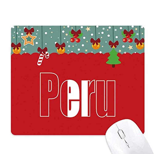 Tapis de souris Pérou antidérapant pour éviter les glissements de bureau
