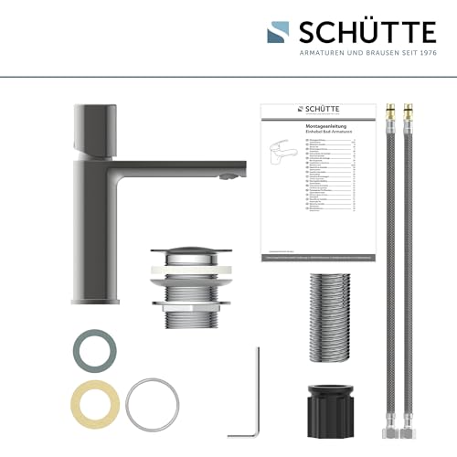 Schütte 33612 New York Waschtischarmatur mit Ablaufgarnitur