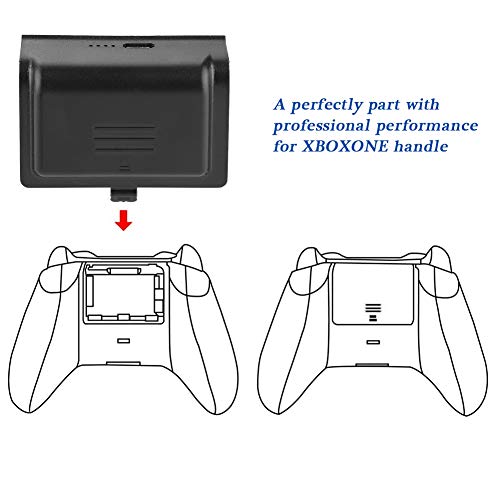 Bateria recarregável para o controlador Xbox One Handle, bateria de lítio recarregável de 1600mAh Pe