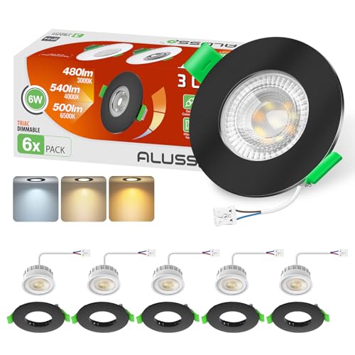 ALUSSO LIGHTING LED Recessed Ceiling Lights 6W 540lm