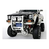 TAMIYA 1:10 RC Toyota HiLux HighLift 4x4 3-biegowy samochód zdalnie sterowany - w zestawie deska surfingowa - Offroad - Pick Up -silnik elektryczny - zestaw modelowy - metalowa przekładnia - nielakierowana - 58397