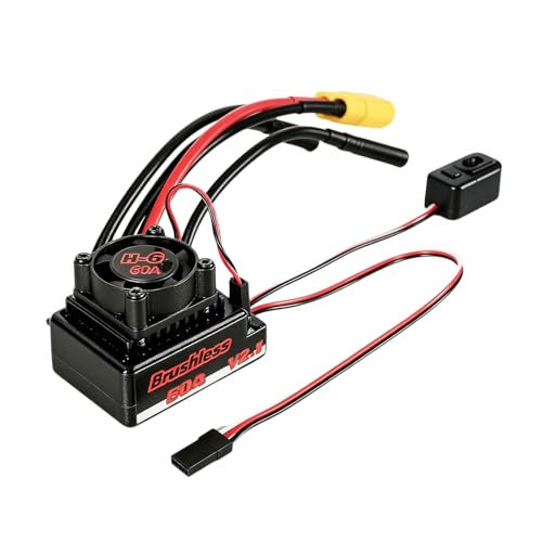 ESC 60A para camión Short Course con corte de bajo voltaje y control electrónico de velocidad RC 2