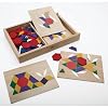 Pattern Blocks and Board Set with 10 Pattern Boards and 100 Tile Blocks