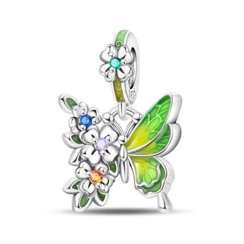 LIGHTDOG Pendentif en argent sterling 925 pour femme, avec d'adorables perles en forme d'animaux, compatible avec les bracelets Pandora et les bracelets européens,cadeau pour femme