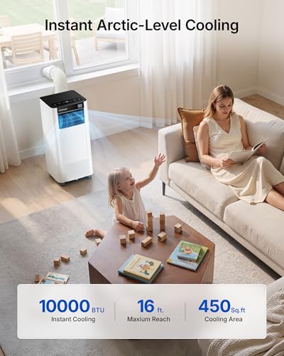 Image of 10,000 BTU Portable Air Conditioner with Wifi Enabled