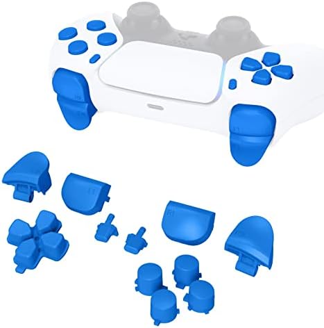 eXtremeRate Wymiana D-pad R1 L1 R2 L2 Wyzwalacze Opcje Udostępniania Przyciski Twarzy dla ps5 controller, Niestandardowe Przyciski Pełnego Zestawu Zestawy Naprawcze - Miętowo Zielony