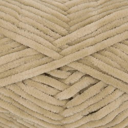 Gründl Funny uni Chenille-Garn 100g Beige – Bild 3