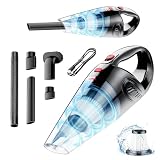 cberhrik Hand Held Vacuum Cordless Rechargeable - Portable Handheld Vacuum Cleaner with Brushless Motor, Lightweight & Low Noise, Clean Dust & Hair Quickly, Suit for Home/Office/Car