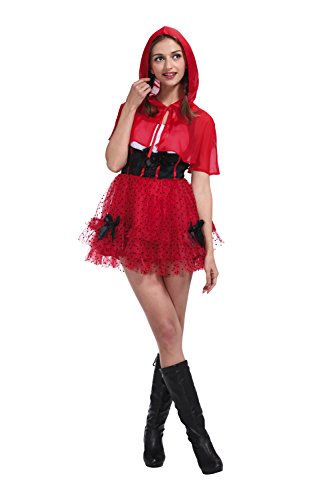 Party City コスプレ レッドケープガール レディース 赤