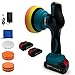 Poliermaschine Auto für Makita 18V Akku, 6 Zoll Orbital Auto Politur mit 8 Variablen Geschwindigkeiten, 2pcs Akkus Auto Polierset, für Auto Detailpflege und Kratzerentfernung
