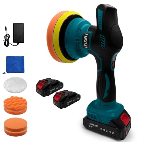 Poliermaschine Auto für Makita 18V Akku, 6 Zoll Orbital Auto...