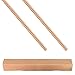 Eowpower 2pcs Solid Brass Round Rods Lathe Bar Stock 3/16 inch Diameter 12 inch Length