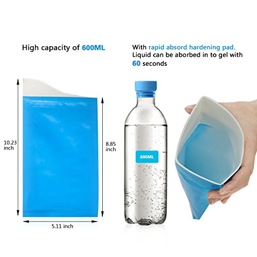 Awoken Disposable Urine Bags, 10 Pack Urinal Bags For Men For Camping Travel, Urine Bags For Women Children Traffic Jam #TOP4