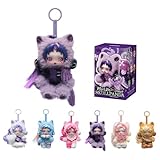 POP MART SKULLPANDA × My Little Pony Series Plush Doll Pendant Blind Box Figures, Collectible Toys Home Decorations, Holiday Birthday Gifts for Girls and Boys, Single Box