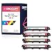 Produktbild SinoCopy 4 XXL Toner für Brother TN-242 TN-246 HL-3142 3152 3172 CW CDW DCP9017CDW - Schwarz je 2.500 Seiten, Color je 2.200 Seiten TN 242 TN-242 TN 246 TN-246