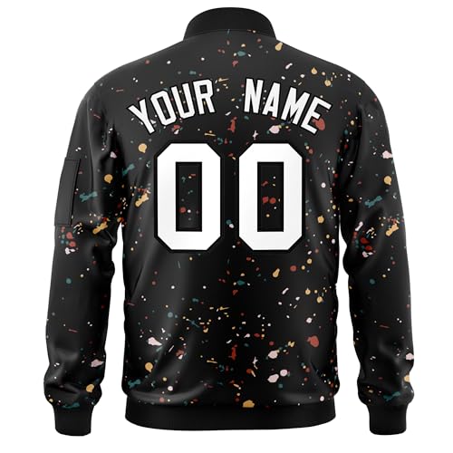 KXK Custom Bomber Jacket Lightweight Varsity Baseball Jackets Personalized Stitched Letters Logo for Men Women Youth2