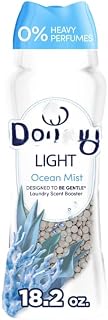 Dow+nys Light In-Wash Scent Booster Laundry Beads, No Heavy Perfumes, Ocean Mist Scent, 18.2 oz