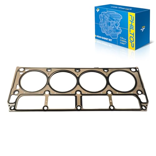 Image of PHILTOP 12589226 Head Gasket Fit for Chevy Silverado 1500 Tahoe Suburban Avalanche Express 2500 Corvette Camaro, GMC Sierra Yukon XL 1500 Savana, for 4.8L 5.3L 5.7L Engine Cylinder Head Gasket