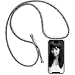 Produktbild ZhinkArts Handykette kompatibel mit Samsung Galaxy S8 - Smartphone Necklace Hülle mit Band - Schnur mit Case zum umhängen in Schwarz - Weiß