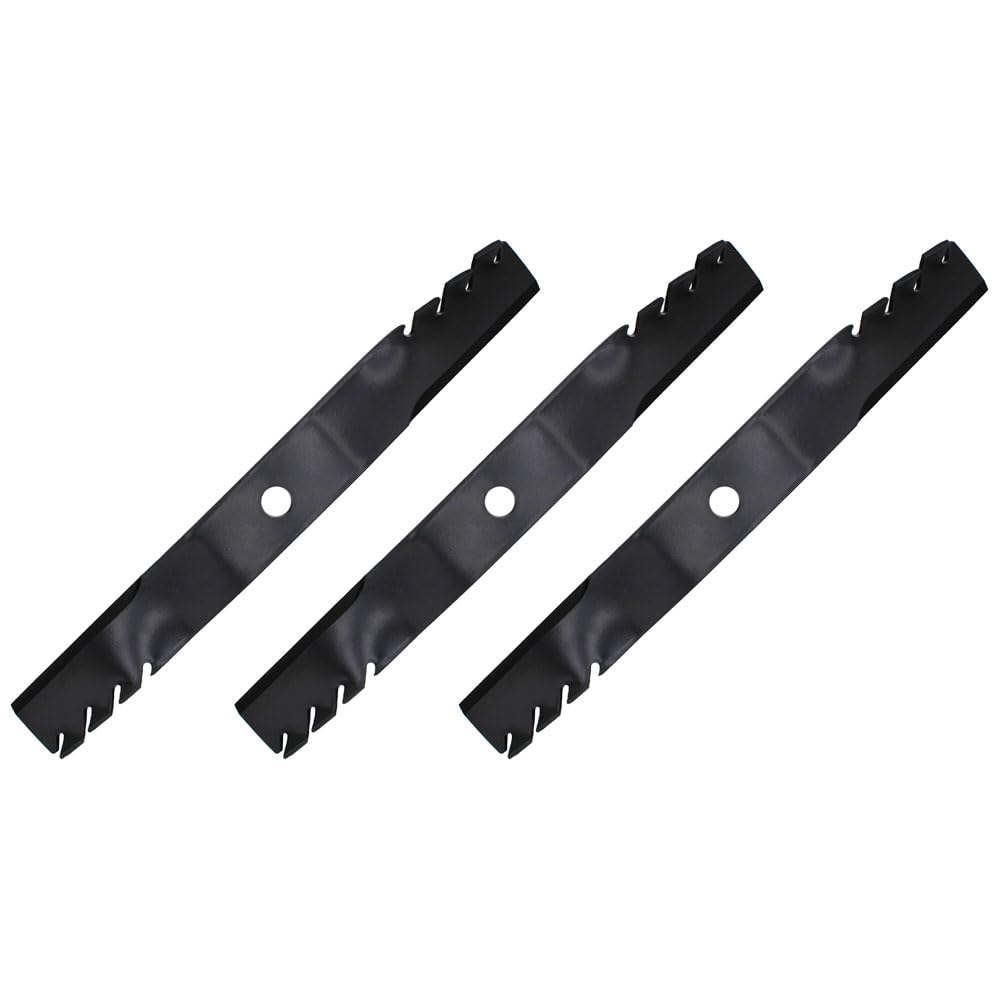 Three (3) Mulching Blades Fits John Deere 60" Cut Mowers TCU15881 M128485