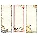 Current Seasonal Birds Magnetic Notepad Set – Set of 12 Mini Memo Pads, 12 Designs, 30-Sheet Pads, 2½ x 6½ Inches, Shopping List, To-Do Notes, Printed in The USA