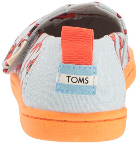 Espadrilles TOMS Tiny Alpargata gris clair en toile durable pour enfants - 6