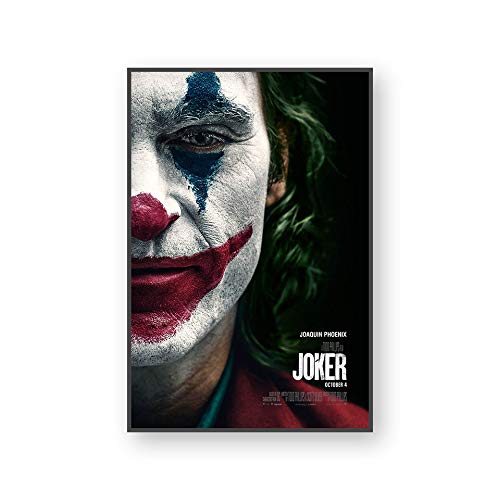 T-YIFUZX DIY Pintar por números Sin Marco Joker Wall Art Wall Movie Joker Joaquin para Aprender a impermeabilizar 40x50cm