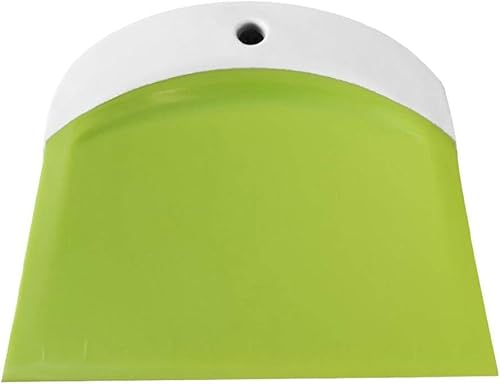 Jiecikou Cortador de masa de pan de plástico Banco Raspador Crema Espátula lisa Cuchillo de mantequilla Azul