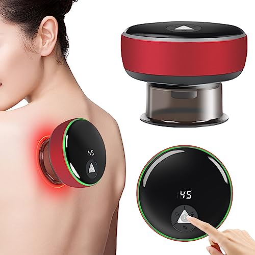 Smart Dynamic Cupping Machine, 3 in 1 Manual Back Massagers with Remote Control, Smart Cupping Massage Therapy Device for Home Relief, Electric Cupping Therapy Set