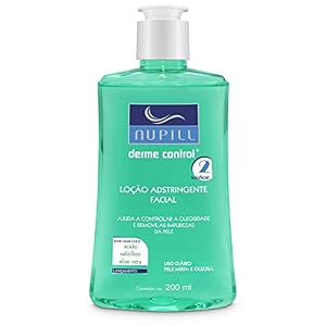 Loção Adstringente Facial Nupill Derme Control 200ml, Nupill, Verde