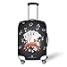 Produktbild Travel Luggage Cover Suitcase Protector,Poker Tournament Decorations,Artistic Display Spread Chips with Poker Cards Lifestyle Decorative,Black White Redfor Travel