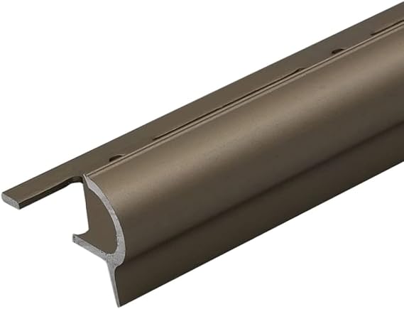 Tempered Aluminium Edge Trim Profiles , 10mm Aluminium Tile Trim ASTM Approved