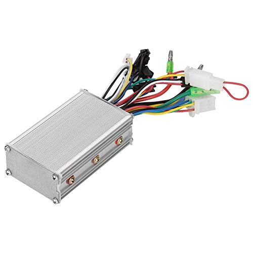 NIMOA Contrôleur de Moteur sans Balais, Régulateur de Vitesse 36V / 48V 350W Brushless Contrôleur de Moteur pour Vélo Électrique Scooter
