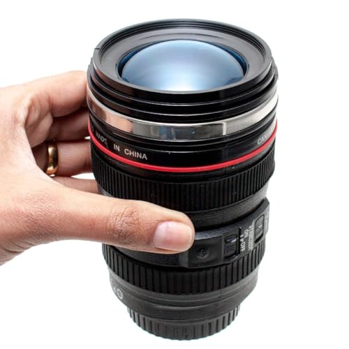 Copo térmico - lente da câmera