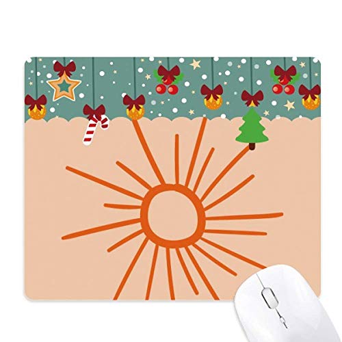 Tapis de souris soleil Sunshine contre la fatigue du poignet orange