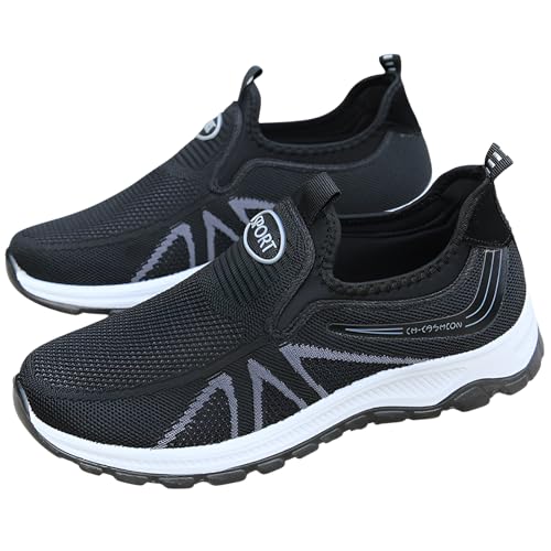 [qiukala] ����h�~�V�j�A�V���[�Y ENISO20345�F�؁E�y�ʃE�H�[�L���O�V���[�Y 280g���y�ʐ݌v 3�w�N�b�V�����\�� �ʋC�� �����N �^���C �j�����p �k���`���z�C���_���f�U�C�� �M�t�g�Ή� �h�V�̓��v���[���g �� 25.5cm