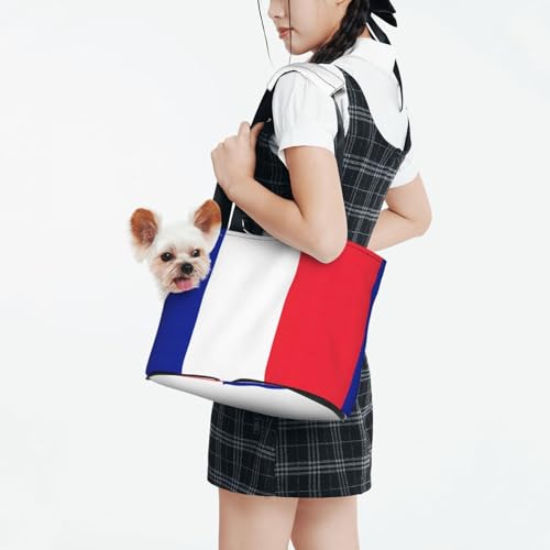 Sac de transport pour petits chiens chats lapins imprimé tricolore - 3